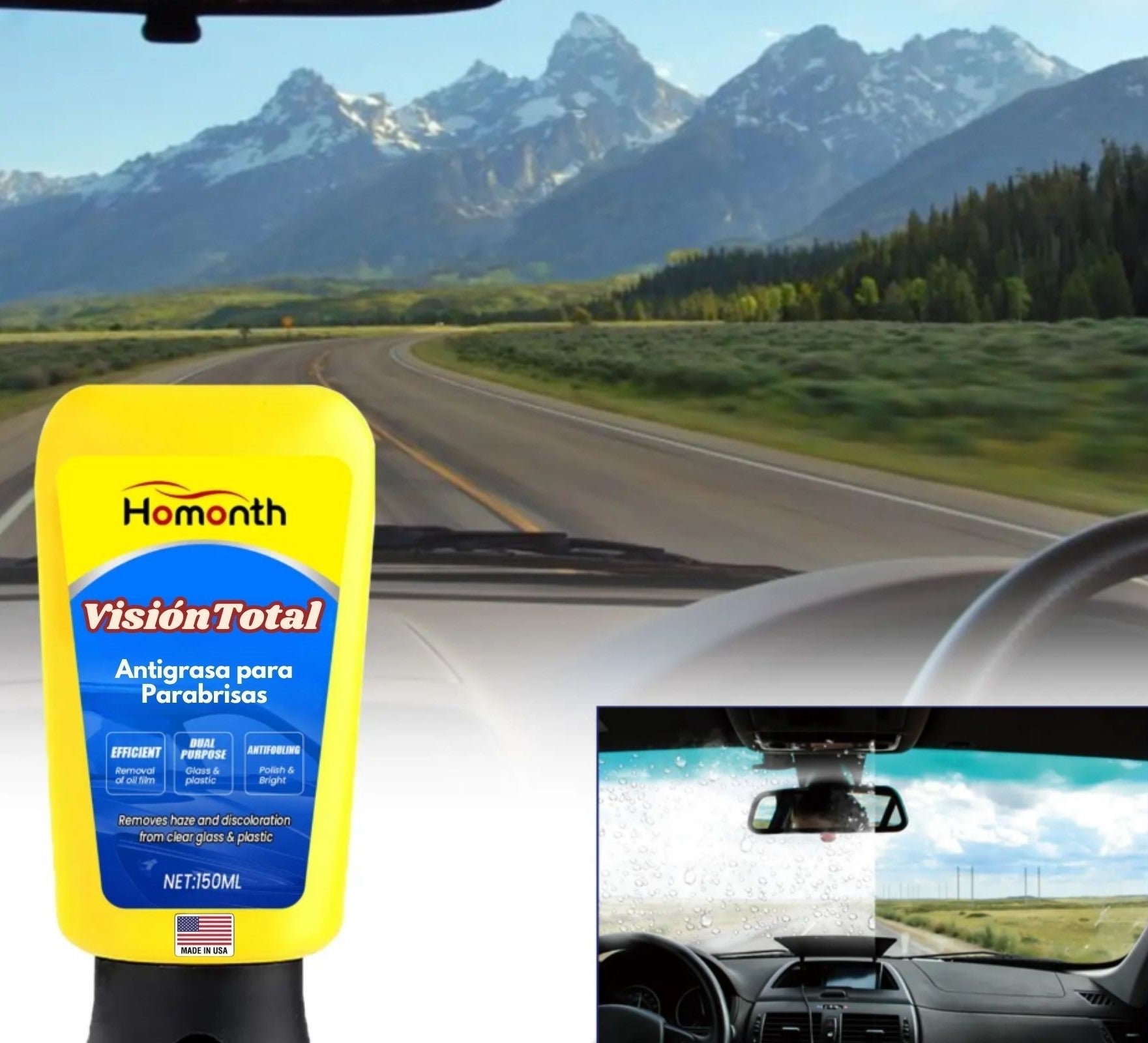 Desengrasante de Parabrisas- VisiónTotal