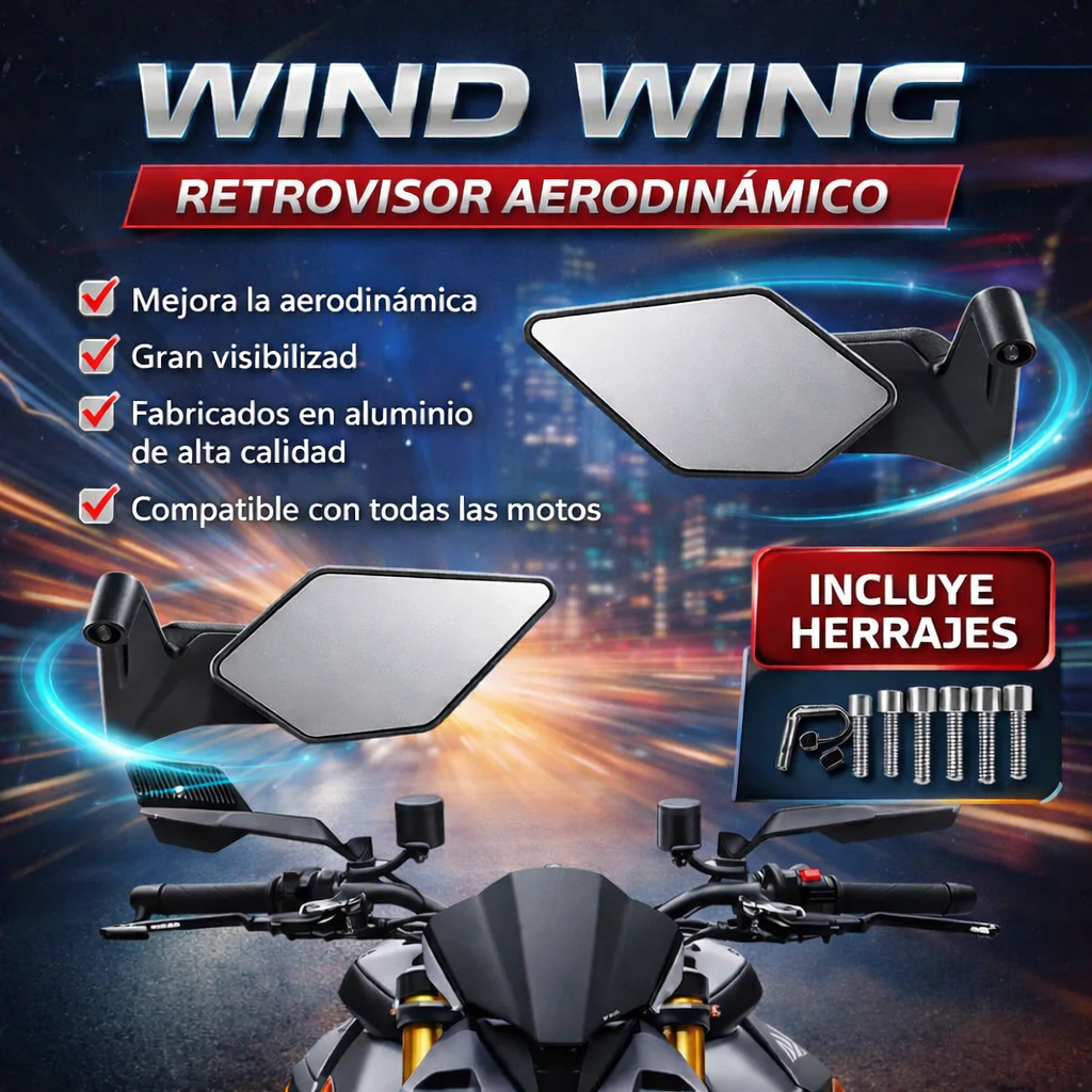 Wind Wing - Retrovisores Tipo Alerón